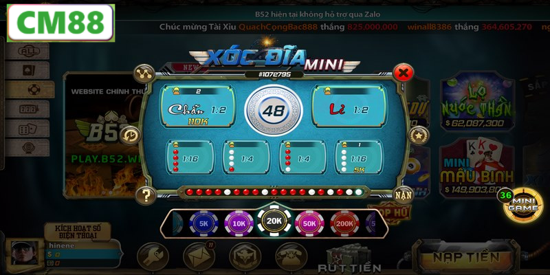 Các Loại Cược Trong Xóc Đĩa Online